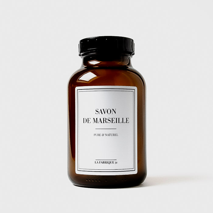 Bocal Ambré - Savon de Marseille Copeaux