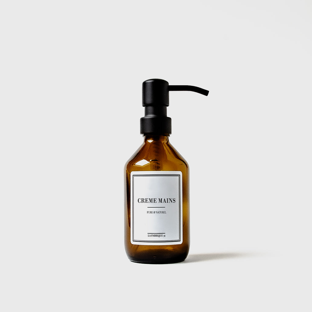 Flacon Ambré - Crème Mains