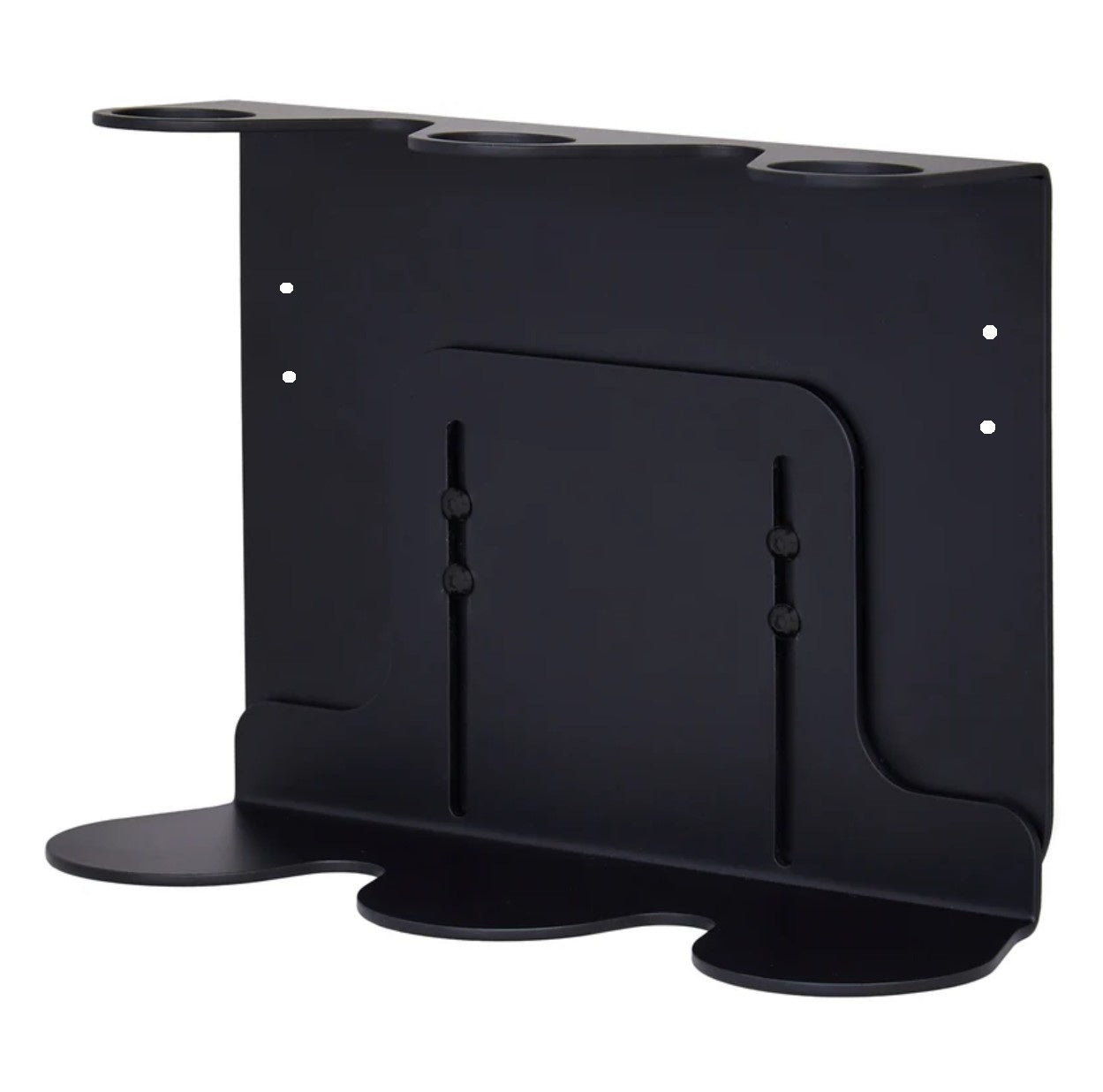 Support Mural Porte Savon Noir Mat