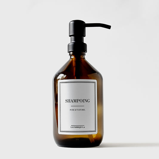 Flacon Ambré - Shampoing